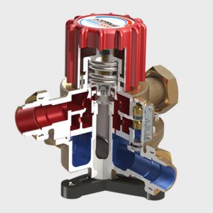 Steam & Water Mixing Valve - 2000 Series Cutaway