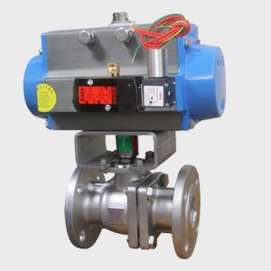 Automated Flanged Ball Valve